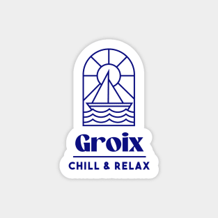 Ile de Groix Chill & Relax - Brittany Morbihan 56 Sea Beach Holidays Sticker